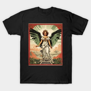 Angel de la Independencia Mexico Tourism Vintage Poster 2 T-Shirt